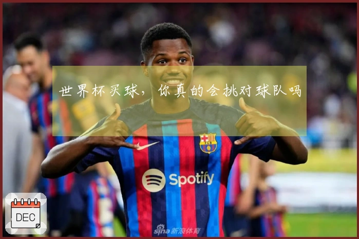 世界杯买球，你真的会挑对球队吗